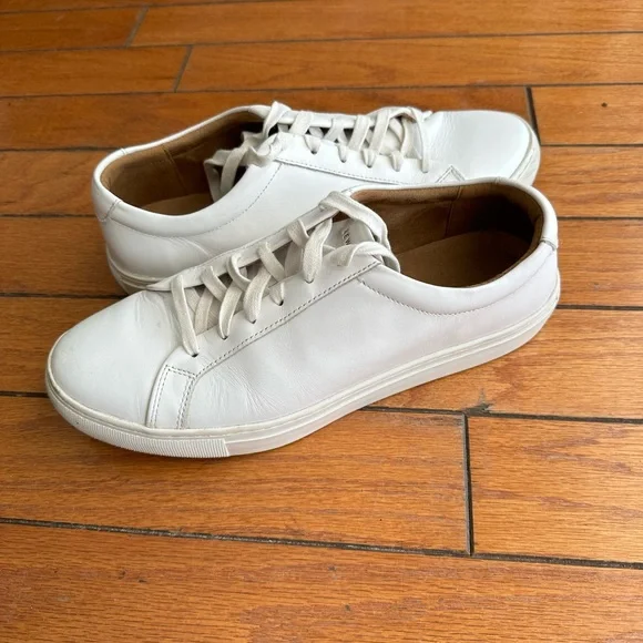 Mens New Republic White Leather Sneakers Size 10.5 - Picture 5 of 5